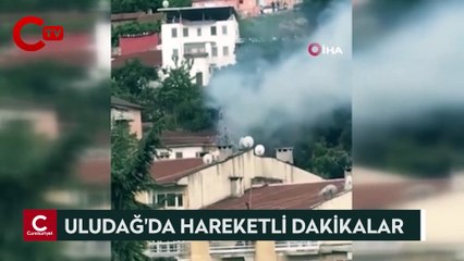 Download Video: Uludağ’ın eteklerinde korkutan yangın