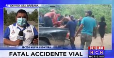 ¡Luto en Santa Bárbara! Trágico accidente cobró cuatro vidas en Nueva Frontera