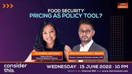 Consider This: Food Security (Part 2) - Solving Production, Pricing Problems