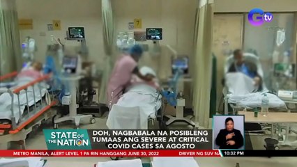 Pagtaas ng alert level, hindi na dapat tinatalakay, ayon sa ECOP; DOH, hindi sang-ayon | SONA