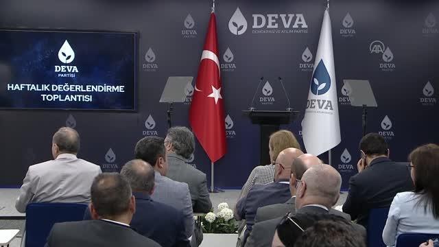 DEVA Partisi Genel Başkanı Babacan, gündemi değerlendirdi
