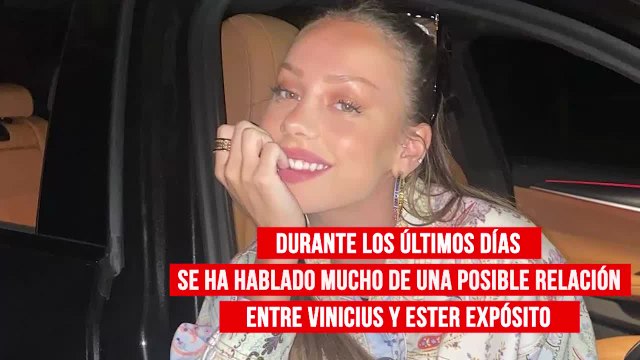 Ester Expósito se pronuncia tras los rumores de un posible romance con Vinicius