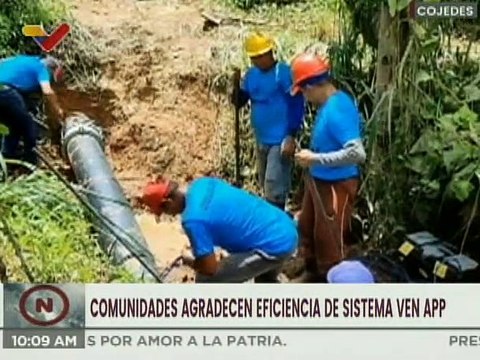 Cojedes | Hidrocentro atiende avería reportada por la Ven App en el municipio Tinaquillo