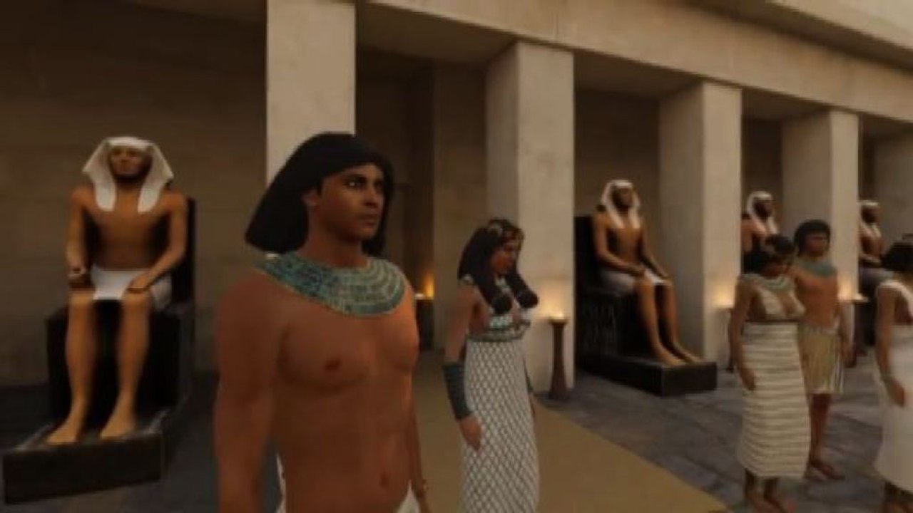 La meraviglia della piramide di Cheope con la realtà virtuale