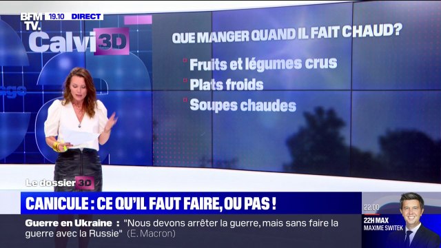 Canicule: ce qu'il faire et ne pas faire face à la chaleur