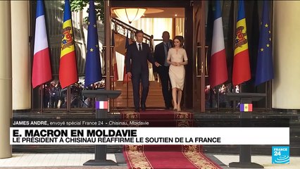 Emmanuel Macron en Moldavie : la candidature de Chisinau à l'Union Européenne est "légitime"