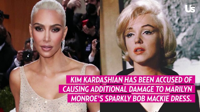 Marilyn Monroe Dress Kim Kardashian Wore to Met Gala Now Appears Damaged at the Sleeve