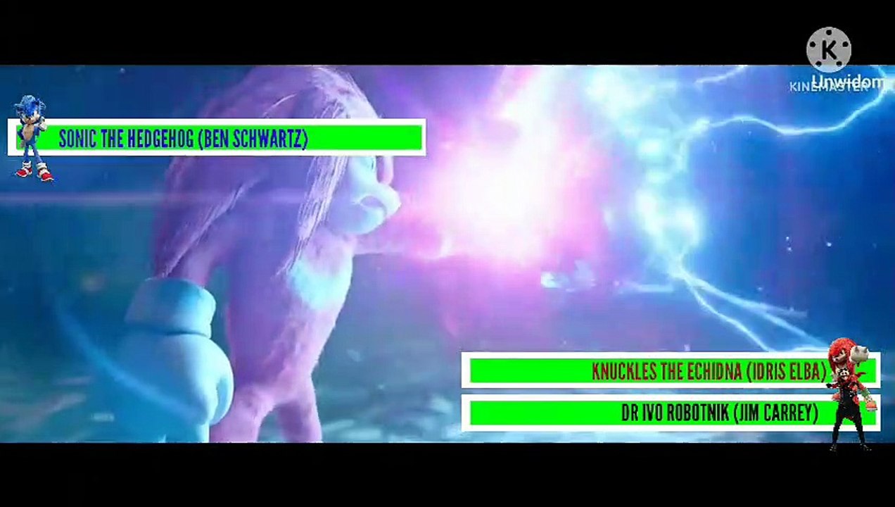 Sonic vs Knuckles (House Fight/Car Chase) with healthbars