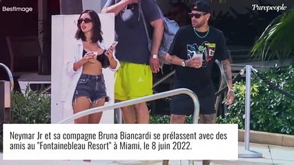 Neymar s'éclate à Miami avec sa nouvelle copine, Bruna Biancardi