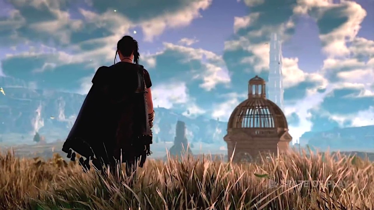 Forspoken: im gameplay-trailer legt sich heldin frey mit einem drachen an