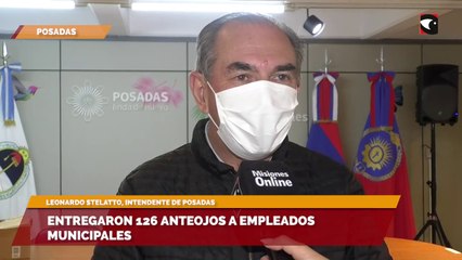 Entregaron 126 anteojos a empleados municipales