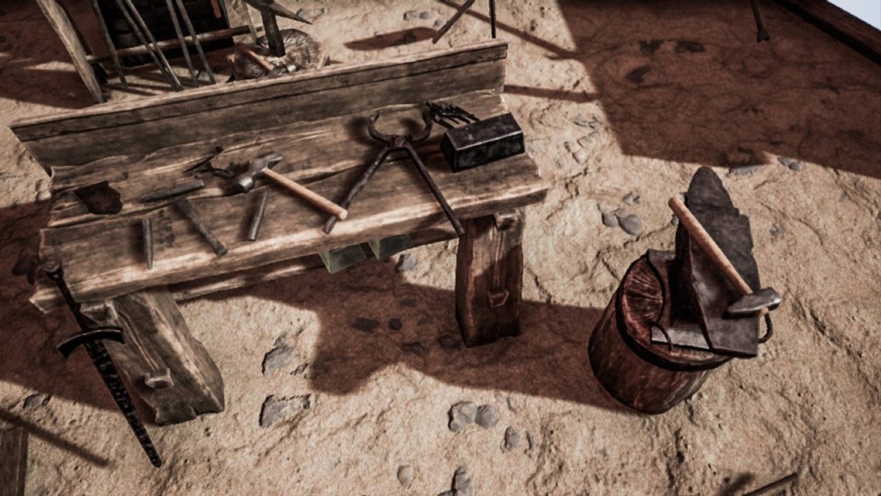 In Ironsmith: Medieval Simulator kämpft ihr nicht mit Schwertern, sondern macht sie