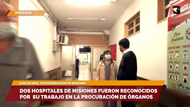 Dos hospitales de Misiones fueron reconocidos por su trabajo en la procuración de órganos