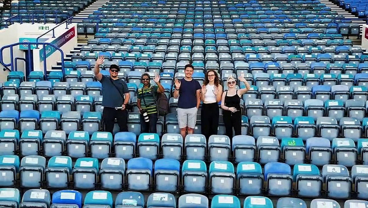 Portsmouth Football Club from the Air by Micheal Woods and Emmie Atkinson