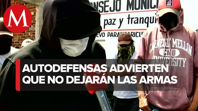 Autodefensas de Nuevo San Juan rechazan desarme “hasta que gobierno garantice seguridad”