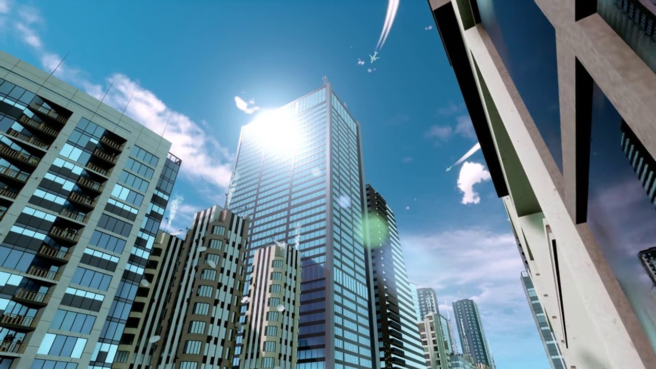 Städtebauer Highrise City zeigt im Early-Access-Trailer glänzende Skylines