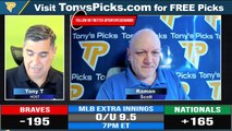 Game Day Picks Show Live Expert MLB Picks - Predictions, Tonys Picks 6/15/2022