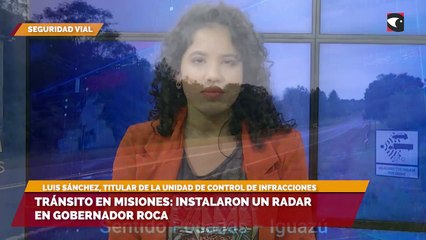 Скачать видео: Tránsito en Misiones: instalaron un radar en Gobernador Roca