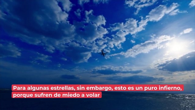 ¡Todo menos en avión! Estas celebridades le tienen FOBIA a volar