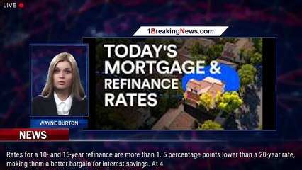 Download Video: Today's 15-year mortgage refinance rates drop below 5% | June 15, 2022 - 1breakingnews.com