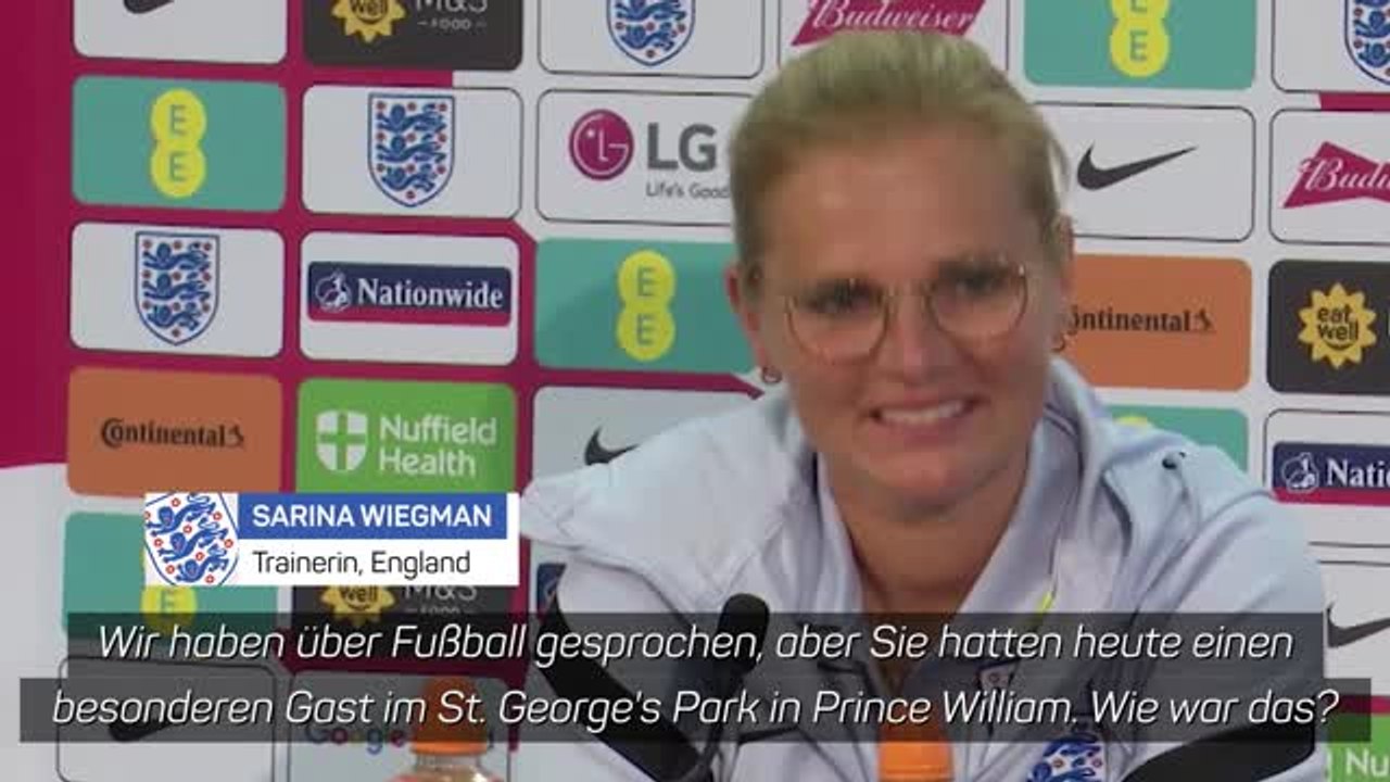 England-Trainerin: Prinz William mit falschen Schuhen