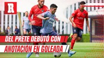 Gustavo del Prete debutó con anotación en goleada ante Coyotes de Tlaxcala