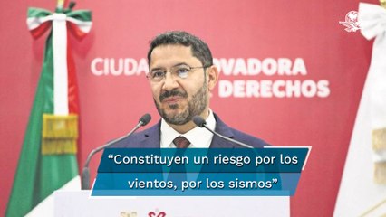 Martí Batres recuerda a empresas retirar sus anuncios espectaculares de azoteas