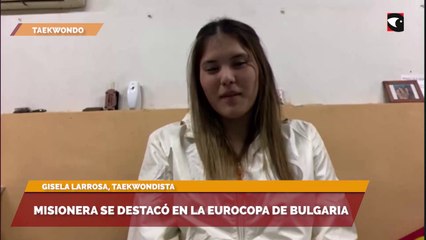 Misionera se destacó en la Eurocopa de Bulgaria
