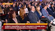 Alberto Fernández le tomó juramento a Daniel Scioli, nuevo ministro de Desarrollo Productivo
