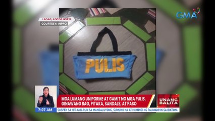 Mga lumang uniporme at gamit ng mga pulis ginawang bag, pitaka, sandals, at paso | UB