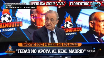 Florentino: «No me siento apoyado, me siento perjudicado por Tebas»