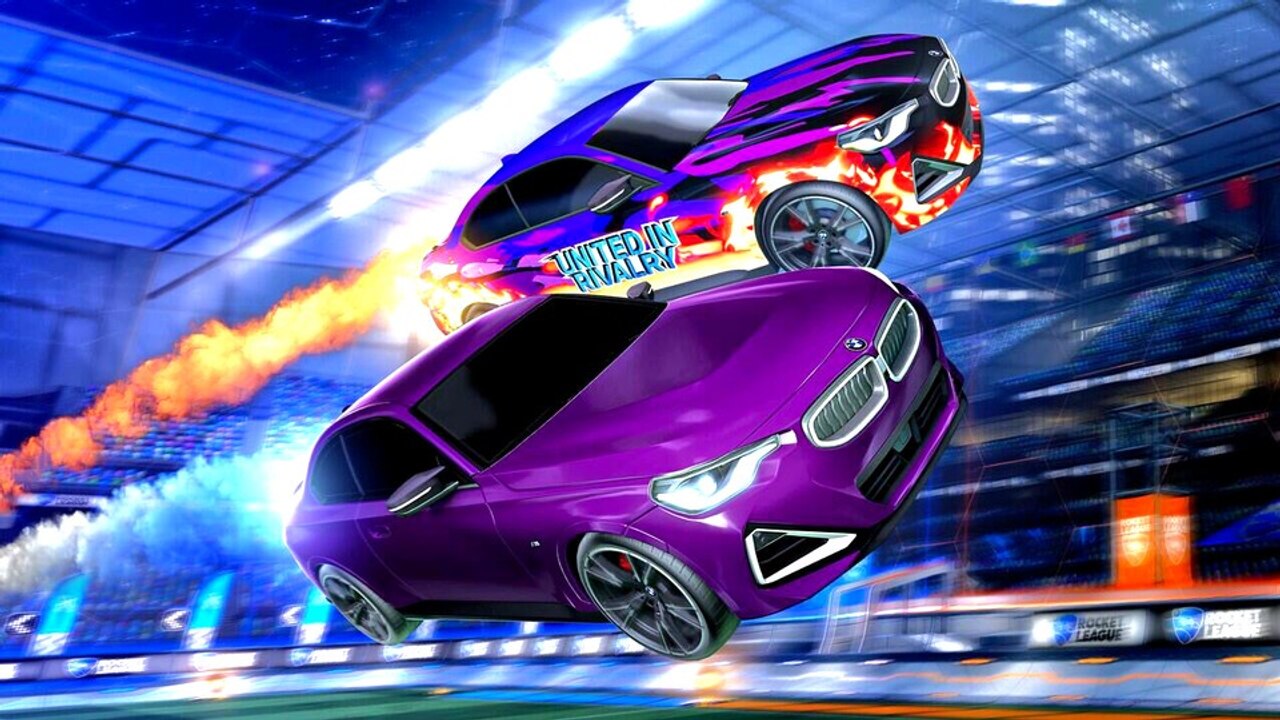 Rocket league: trailer zeigt den schicken bmw m240i im autofußballspiel