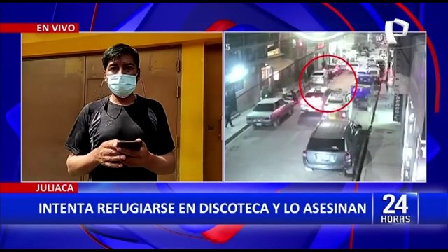 Juliaca: acribillan a balazos a joven que intentó protegerse en discoteca