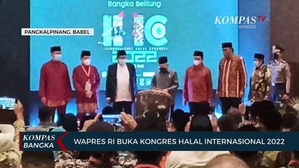 Wapres RI Buka Kongres Halal Internasional 2022