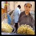 12-year-old boy sells French fries