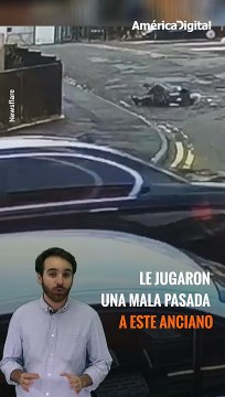 Este abuelito sufrió una fuerte caída pero sus 'ángeles guardianes' acudieron en su rescate