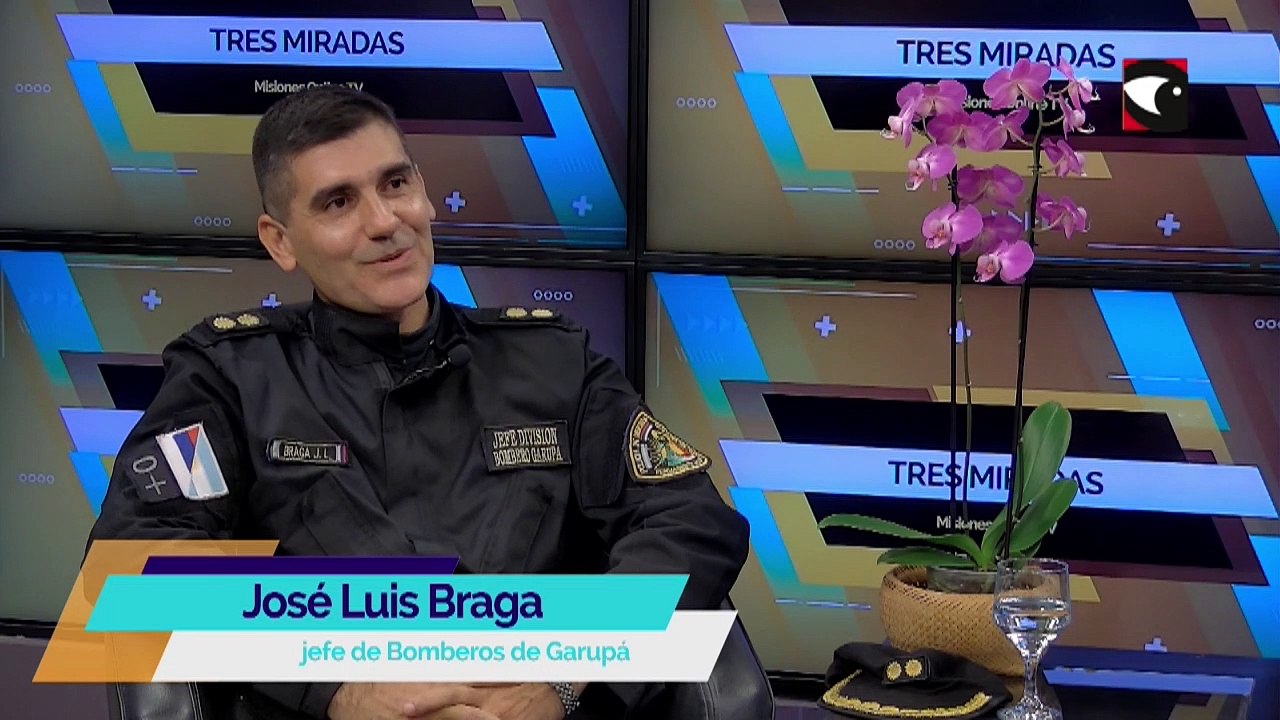 3 Miradas: José Luis Braga, Jefe de bomberos de Garupá