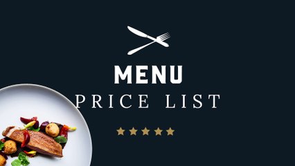 PROMOTION RESTO MENU