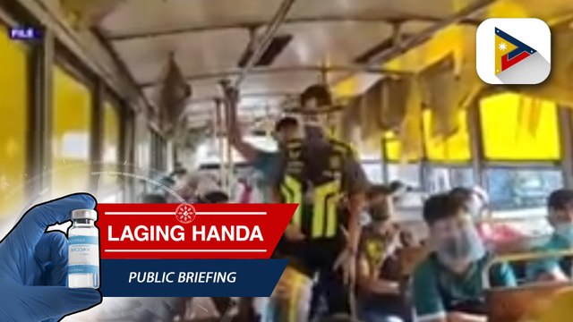 Health protocols kontra COVID-19, mahigpit pa rin na ipinatututpad sa mga pampublikong sasakyan; I-Act, nakahanda sakalaing itaas ang Metro manila sa mas mahigpit na alert level