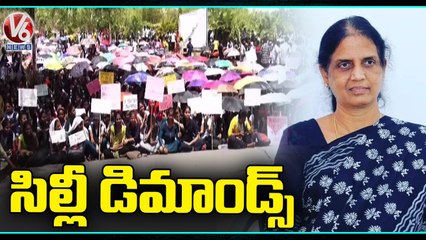 Minister Sabitha Indra Reddy Reacts On Basara IIIT students Problems _  V6 News