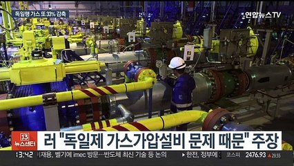 러, 독일행 가스공급 또 33% 감축…"불안 조장"