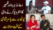Dua Zehra aur Zaheer ka interview karnay wali youtuber se Yasir Shami k sakht sawalat