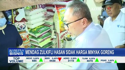 Perdana Usai Dilantik, Zulkifli Hasan Sidak Pasar Tradisional Sebagai Menteri Perdangan