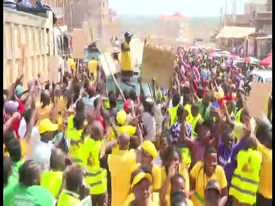 William Ruto leads his Kenya Kwanza team to drum up support for his presidential bid in Kisii county