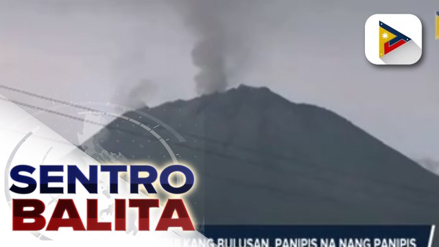 Volcanic activities ng Bulkang Bulusan, bumababa na ayon sa Phivolcs; Bulkan, hindi pa umano maaaring ibaba sa Alert Level 0