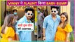 Dheeraj Dhoopar's Wife Vinny Arora Flaunts Her Baby Bump, Asks Paps For A Coffee Treat