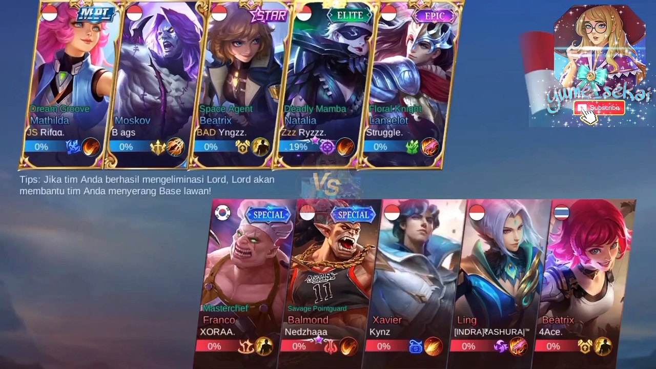 natalia mobile legend epic moment mlbb tiktok_populer_ro player moba