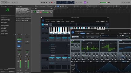 Logic Pro : How to play Scaler 2 chords with Xfer Serum