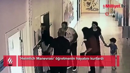 Okulda korku dolu anlar! Öğretmenden meslektaşına hayat kurtaran hamle