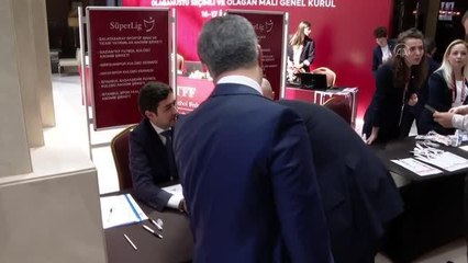 Türkiye Futbol Federasyonunun olağanüstü seçimli genel kurulu başladı (2)